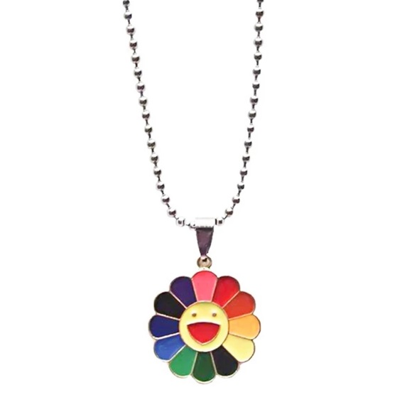 Jewelry - Murakami Rainbow Flower Necklace